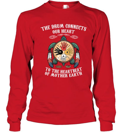 THE DRUM CONNECTS OUR HEART TO THE  HEARTBEAT OF MOTHER EARTH