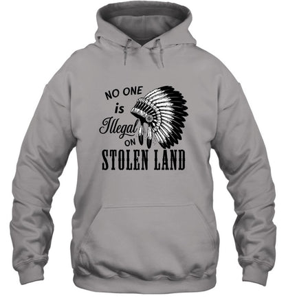 NO ONE IS ILLEGAL ON STOLEN LAND
