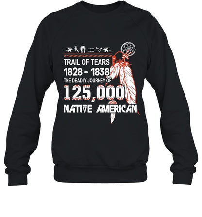 TRAIL OF TEARS 1828-1838 THE DEADLY JOURNEY OF 125,000 NATIVE AMERICAN