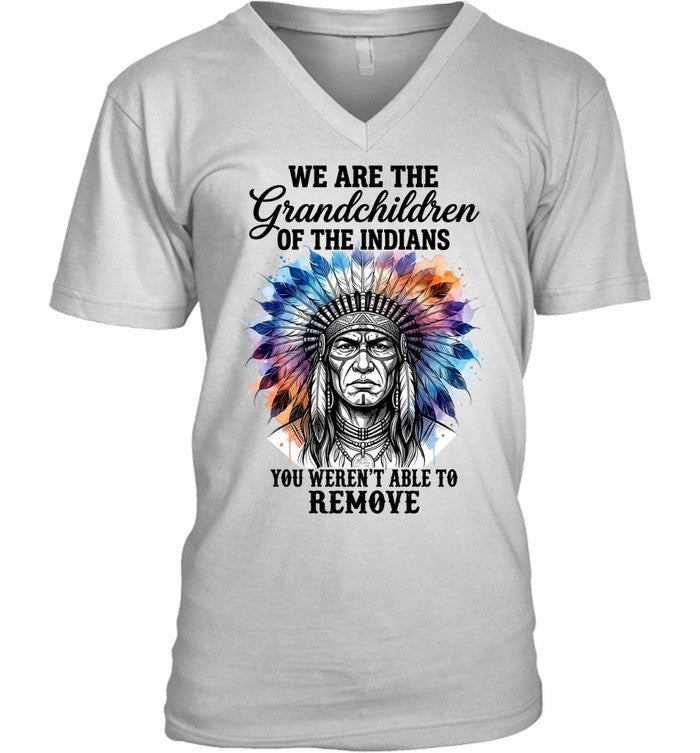 WE ARE THE Grandchildren OF THE INDIANS YOU WEREN'T ABLE TO REMOVE