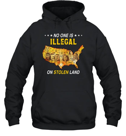 NO ONE IS ILLEGAL ON STOLEN LAND