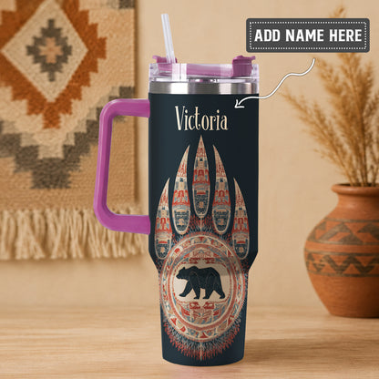 Bear Paw Guardian Personalized Tumbler