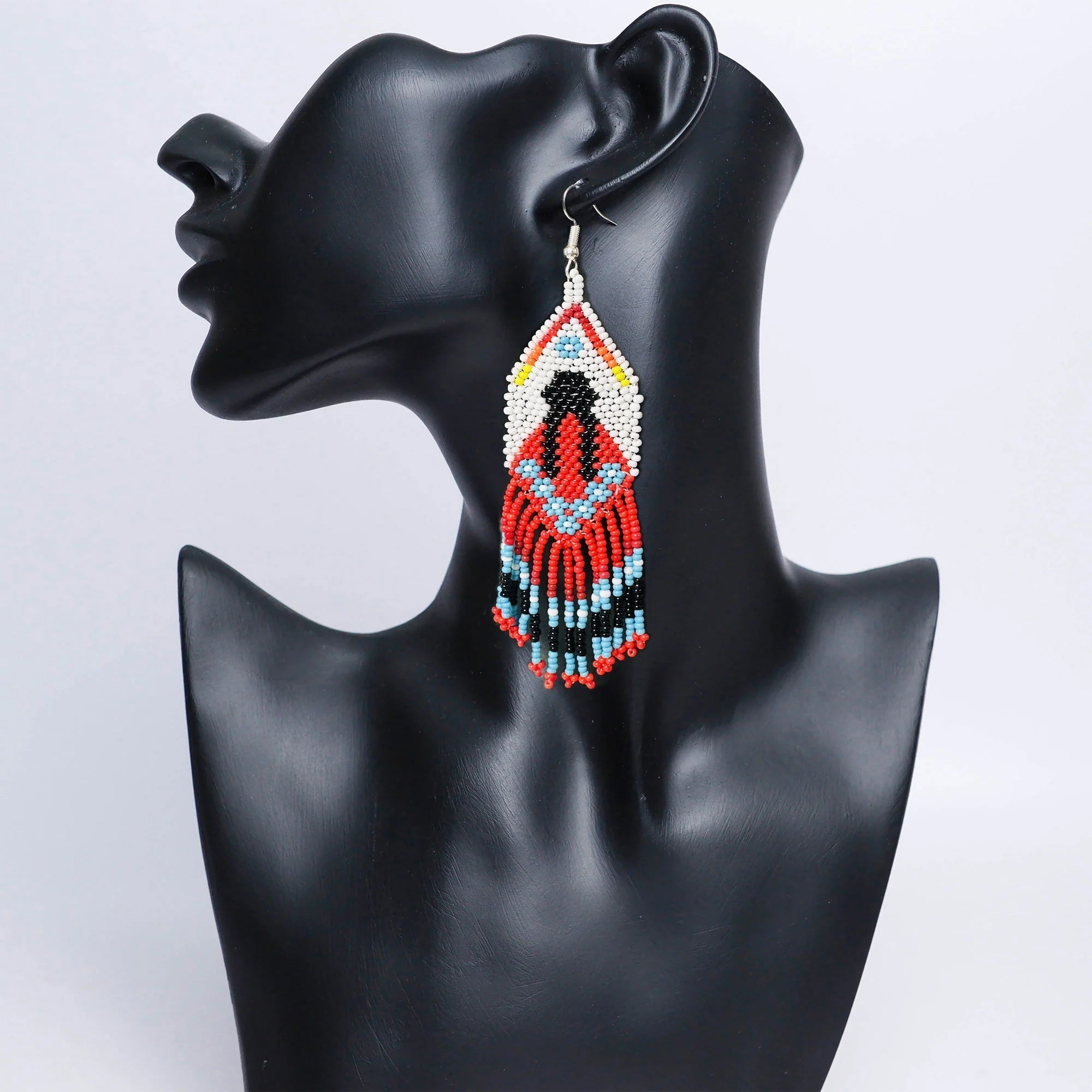 Necklaces for women Hand beaded Native American chandelier earrings and collar hot