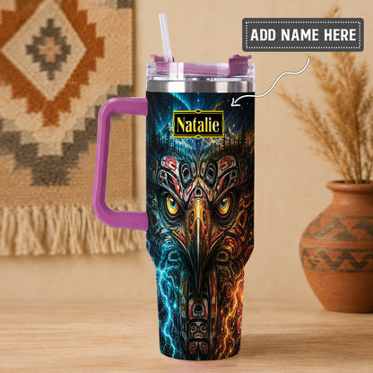 Eagle Thunder Spirit Personalized Tumbler