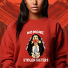 MMIW For My Sisters I Wear Red, No More Stolen Sisters, Woman Red Hand Unisex T-Shirt/Hoodie/Sweatshirt