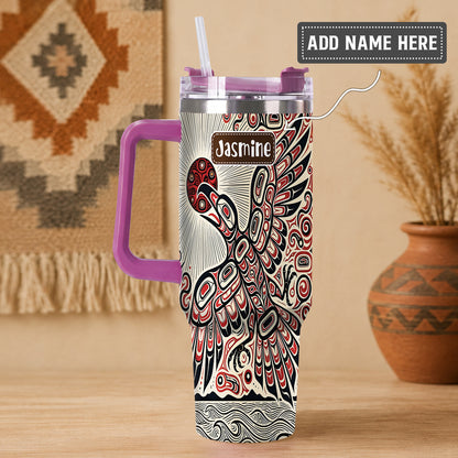 Eagle Sun Flight Personalized Tumbler