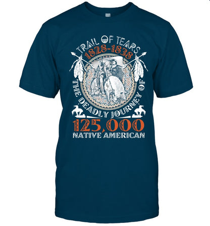 TRAIL OF TEARS 1828-1838 125,000 NATIVE AMERICAN