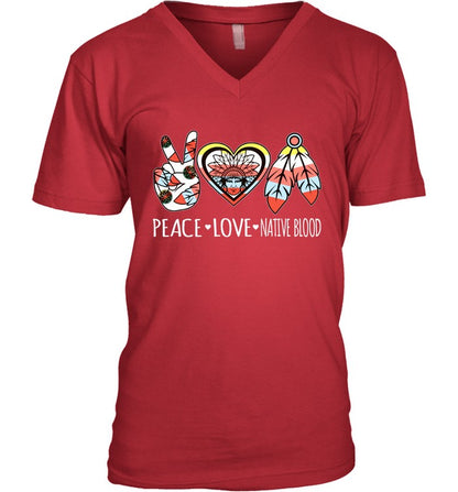 PEACE - LOVE - NATIVE BLOOD