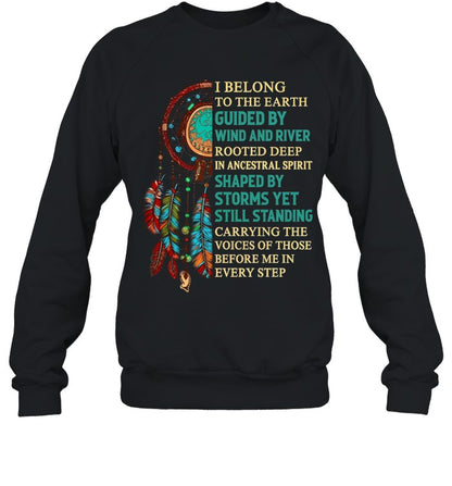 I BELONG TO THE EARTH ROOTED DEEP IN ANCESTRAL SPIRIT CARRYING THE VOICES OF THOSE BEFORE ME IN EVERY STEP