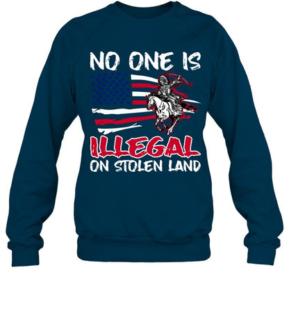 NO ONE IS ILLEGAL ON STOLEN LAND