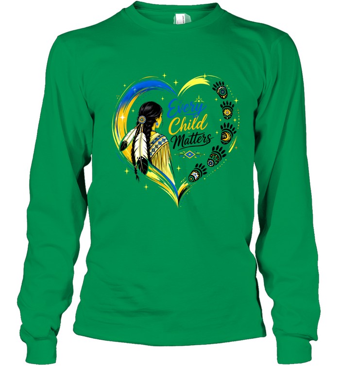 Native Heritage Feather Heart T-Shirt