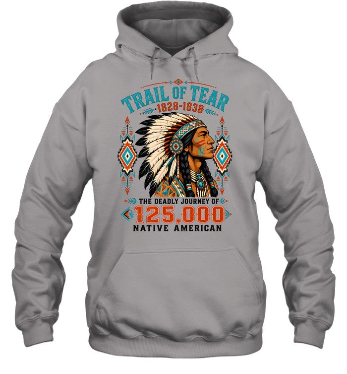 TRAIL OF TEAR 1828-1838. THE DEADLY JOURNEY OF  125.000 NATIVE AMERICAN