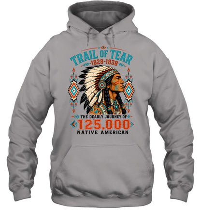 TRAIL OF TEAR 1828-1838. THE DEADLY JOURNEY OF  125.000 NATIVE AMERICAN