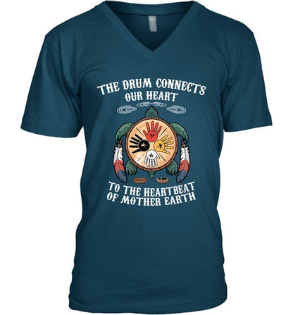 THE DRUM CONNECTS OUR HEART TO THE  HEARTBEAT OF MOTHER EARTH
