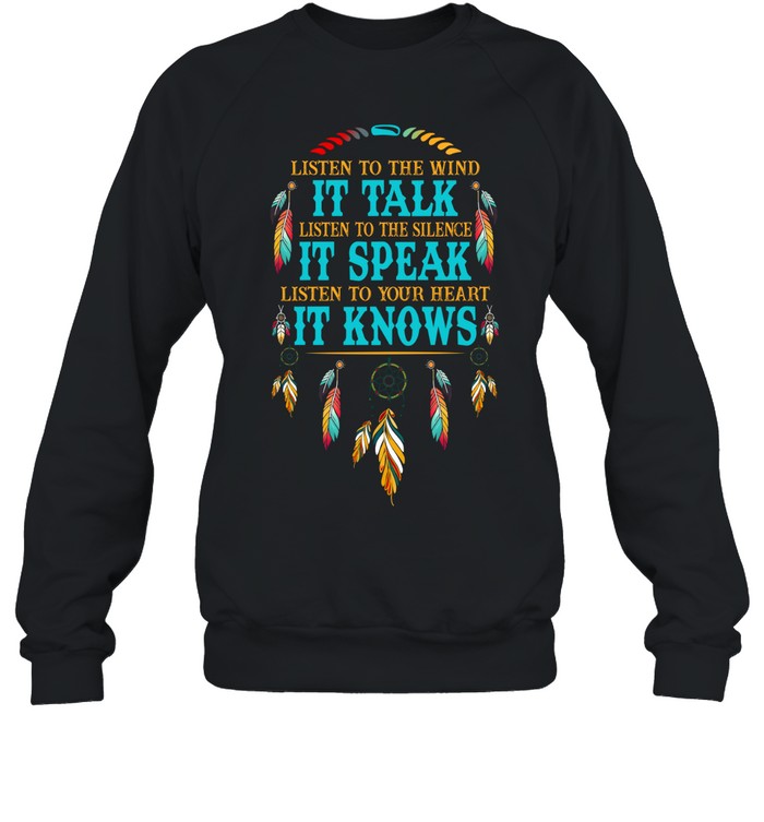 LISTEN TO THE WIND IT TALK LISTEN TO THE SILENCE IT SPEAK LISTEN TO YOUR HEART IT KNOWS