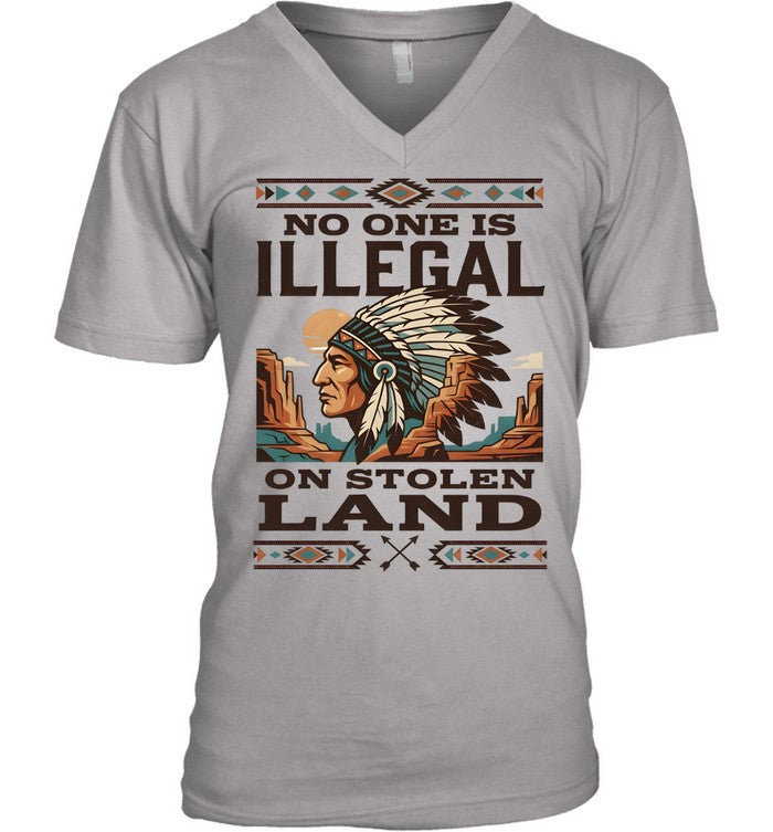NO ONE IS ILLEGAL ON STOLEN LAND