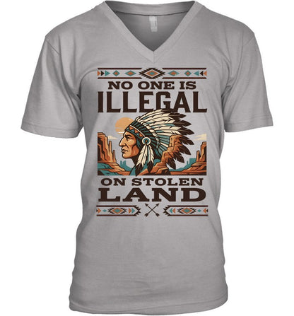 NO ONE IS ILLEGAL ON STOLEN LAND