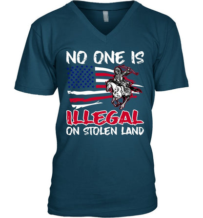 NO ONE IS ILLEGAL ON STOLEN LAND