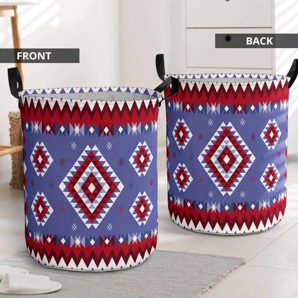 Pattern Native American Laundry Basket WCS