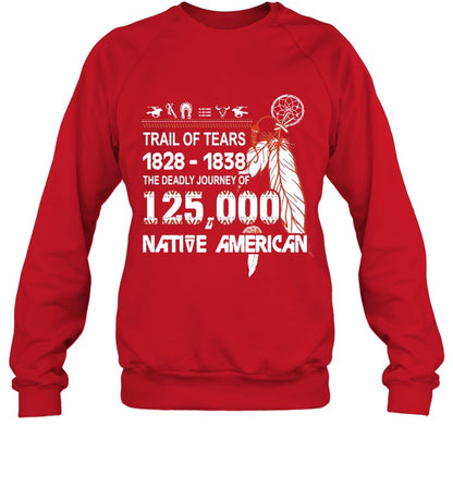 TRAIL OF TEARS 1828-1838 THE DEADLY JOURNEY OF 125,000 NATIVE AMERICAN