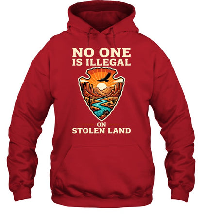 NO ONE IS ILLEGAL ON STOLEN LAND