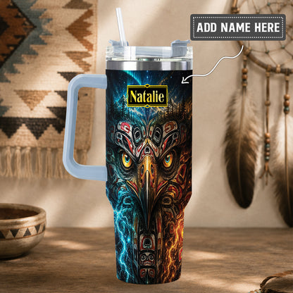 Eagle Thunder Spirit Personalized Tumbler