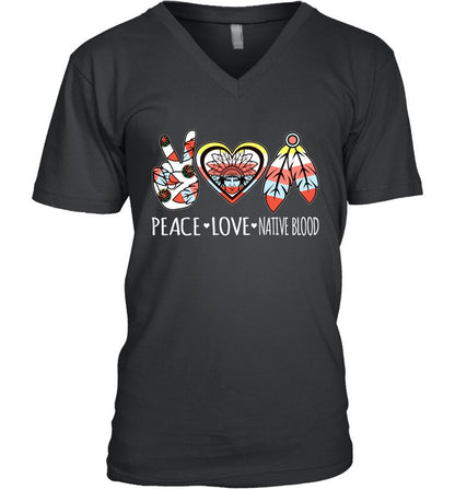 PEACE - LOVE - NATIVE BLOOD
