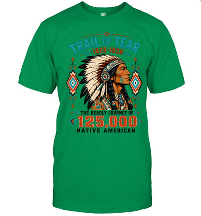 TRAIL OF TEAR 1828-1838. THE DEADLY JOURNEY OF  125.000 NATIVE AMERICAN