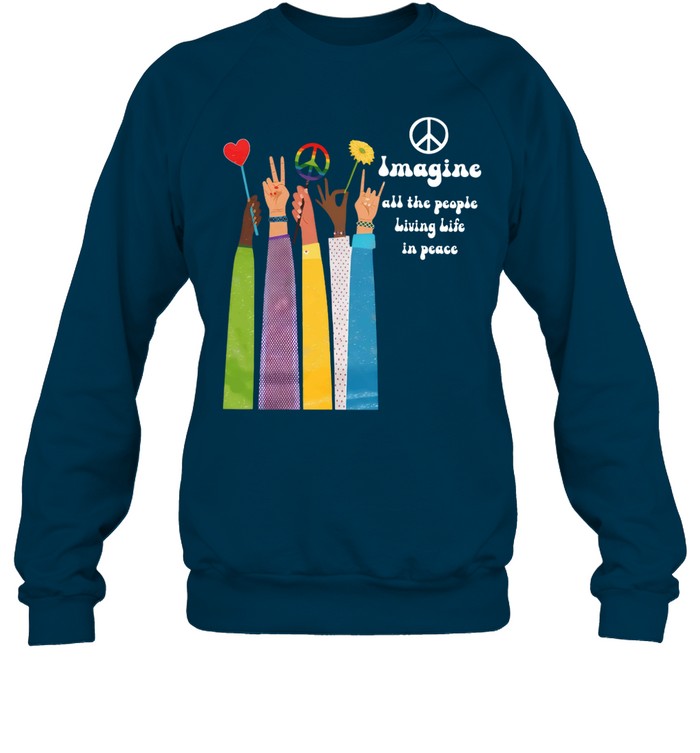 Imagine all the people Living Life in peace