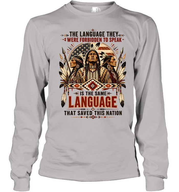 THE LANGUAGE THEY WERE FORBIDDEN TO SPEAK LANGUAGE THAT SAVED THIS NATION