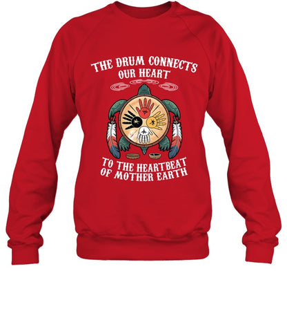 THE DRUM CONNECTS OUR HEART TO THE  HEARTBEAT OF MOTHER EARTH