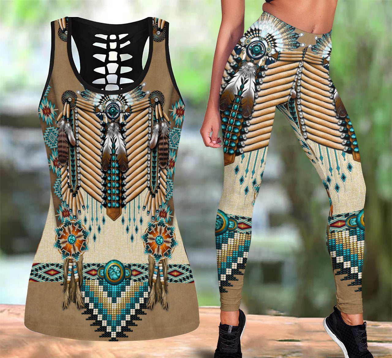 Native American Tank Top & Legging Set 54 WCS