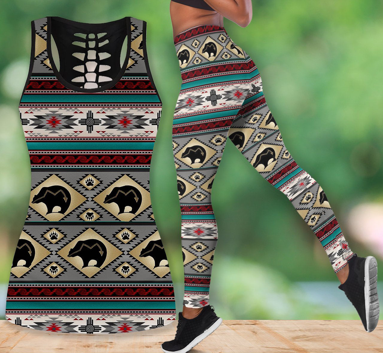 Native American Tank Top & Legging Set 02 WCS