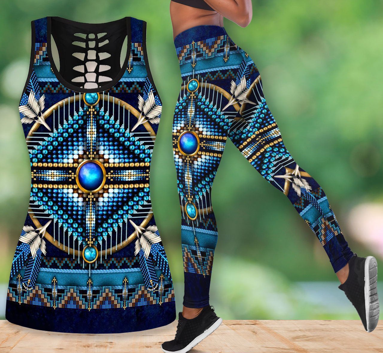 Native American Tank Top & Legging Set 10 WCS