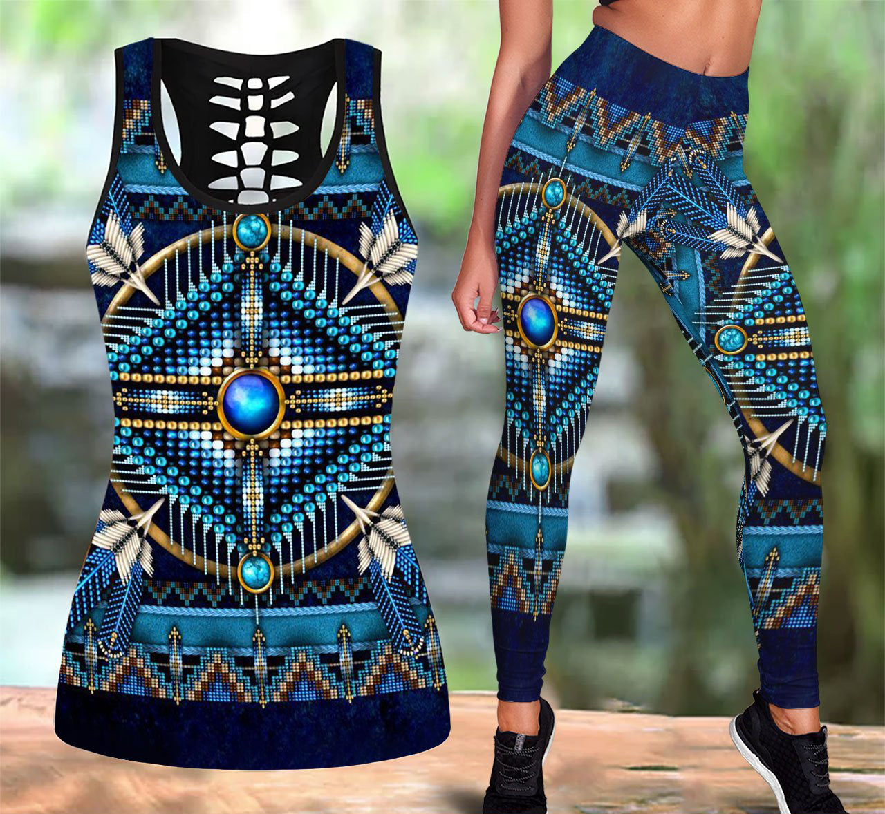 Native American Tank Top & Legging Set 10 WCS