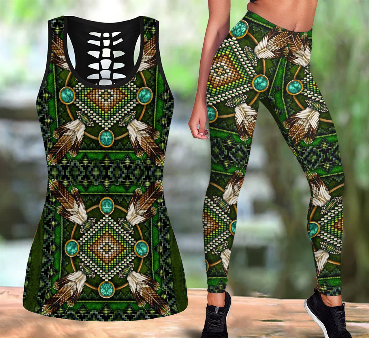 Native American Tank Top & Legging Set 15 WCS
