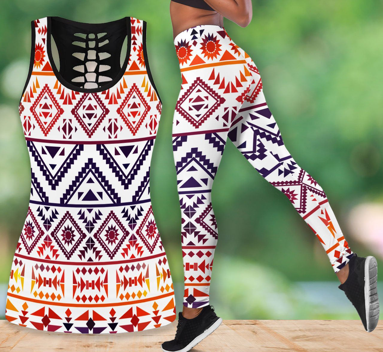 Native American Tank Top & Legging Set 22 WCS