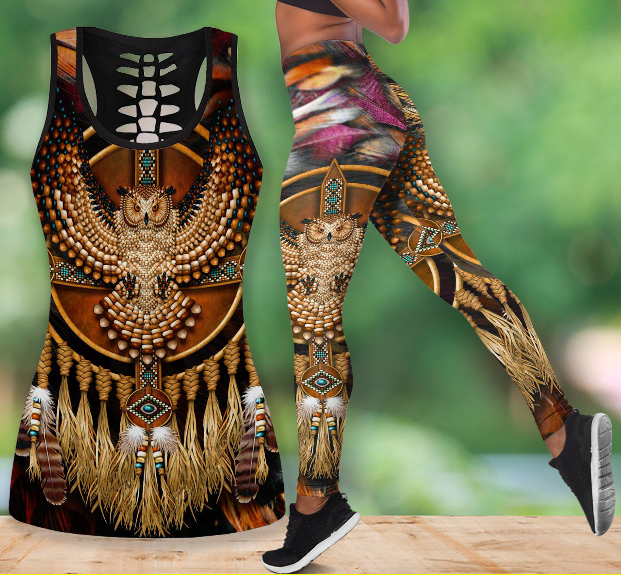 Native American Tank Top & Legging Set 26 WCS
