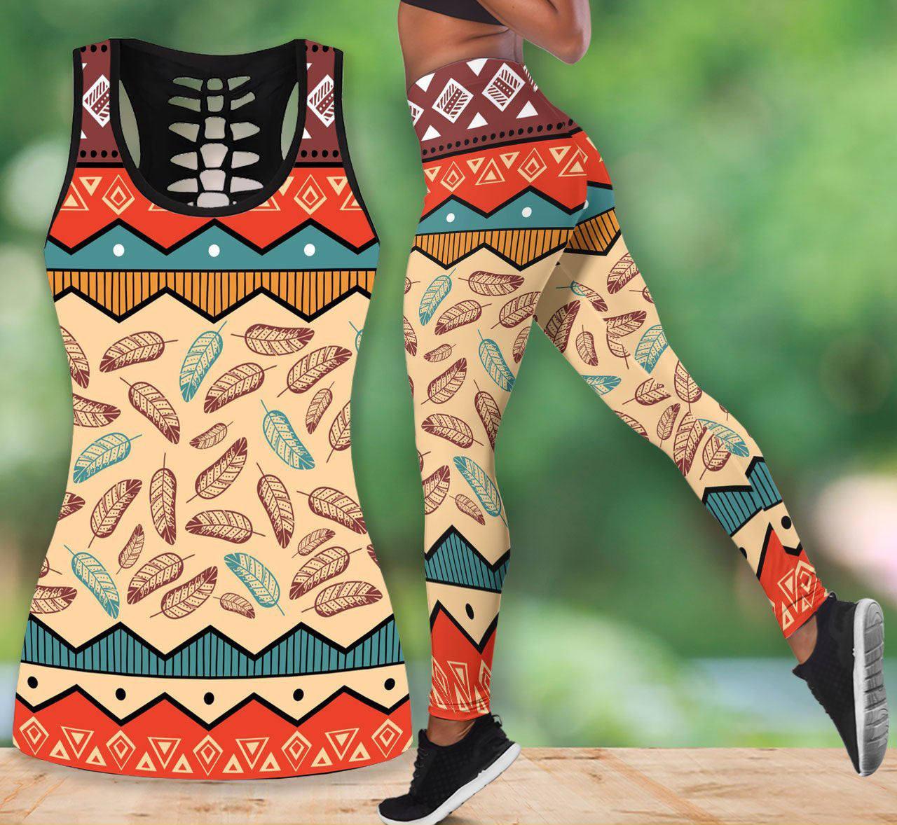 Native American Tank Top & Legging Set 29 WCS