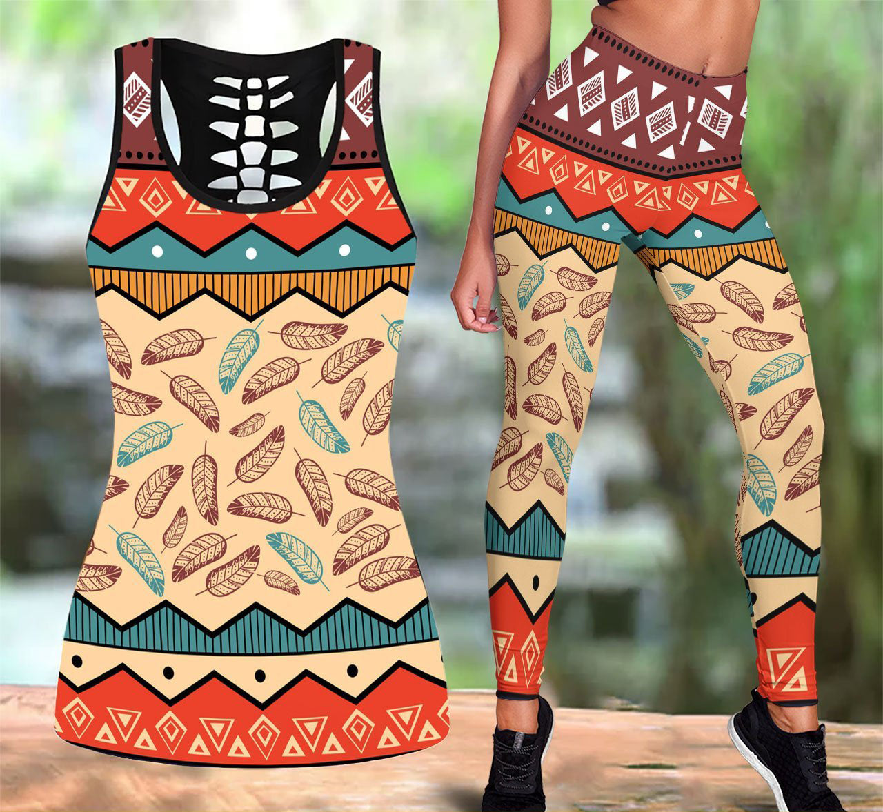Native American Tank Top & Legging Set 29 WCS