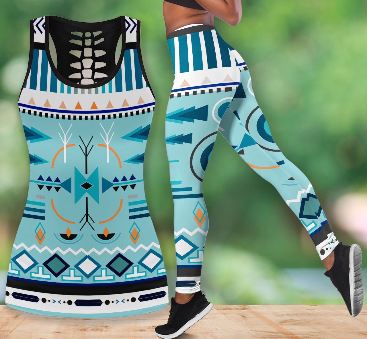 Native American Tank Top & Legging Set 08 WCS