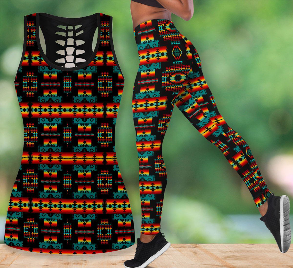 Native American Tank Top & Legging Set 13 WCS