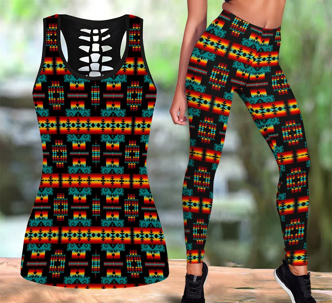 Native American Tank Top & Legging Set 13 WCS