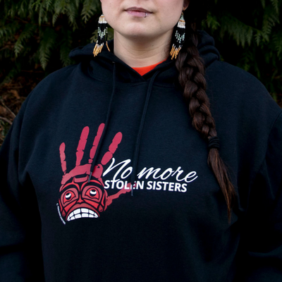 MMIW No More Stolen Sisters Red Hand Unisex Hoodie/Sweatshirt/T-Shirt