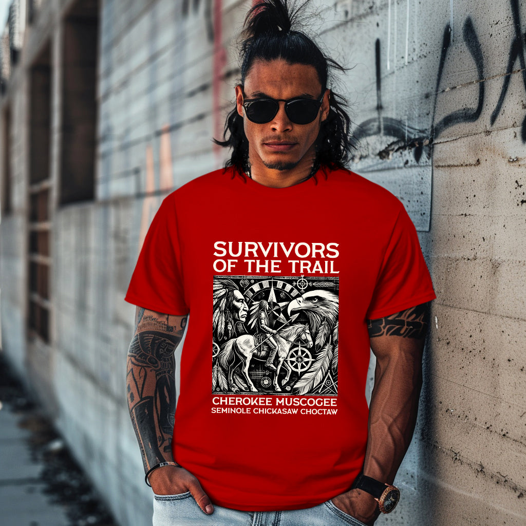SURVIVORS OF THE TRAIL CHEROKEE MUSCOGEE SEMINOLE CHICKASAW CHOCTAW