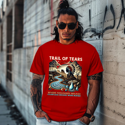 TRAIL OF TEARS WHERE THOUSANDS WALKED COUNTLESS DREAMS WERE BURIED