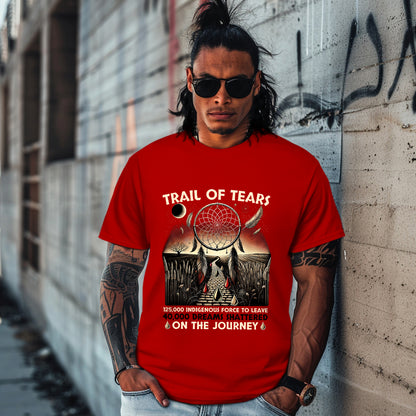 TRAIL OF TEARS 125,000 INDIGENOUS FORCE TO LEAVE 40,000 DREAMS SHATTERED ON THE JOURNEY