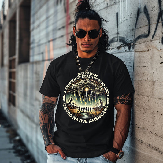 TRAIL OF TEARS A JOURNEY OF DEATH FORCED UPON  125,000 NATIVE AMERICANS