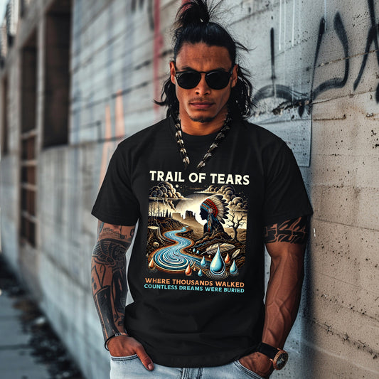 TRAIL OF TEARS WHERE THOUSANDS WALKED COUNTLESS DREAMS WERE BURIED