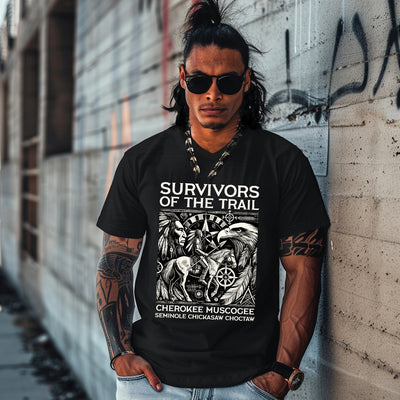 SURVIVORS OF THE TRAIL CHEROKEE MUSCOGEE SEMINOLE CHICKASAW CHOCTAW
